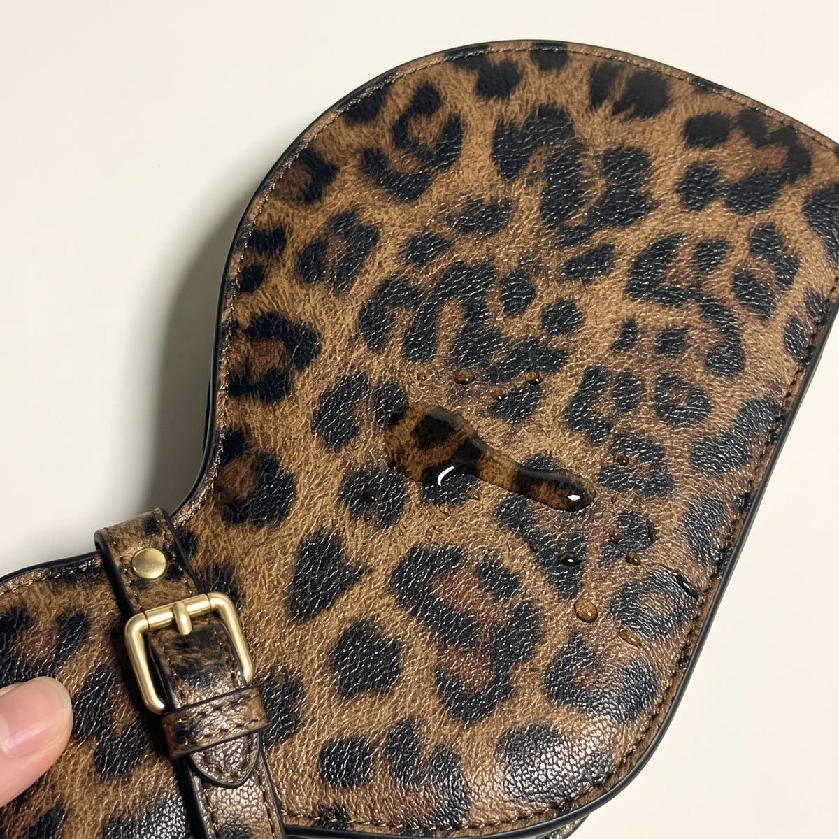 Cat Shaped Leather Crossbody Bag in Wild Leopard | Raw & Radiant